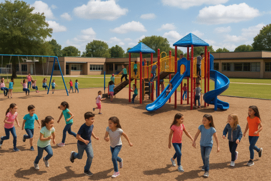 Does a Big Playground Still Matter in Schools NEP’s New Priorities