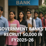 50,000 New Bank Jobs in India: Public Sector Banks Announce Major Recruitment Drive