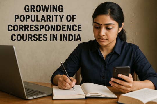 Growing Popularity of Correspondence Courses in India