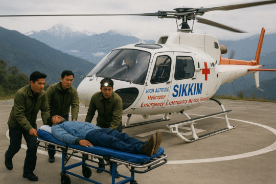 Sikkim Launches High-Altitude Medical Helicopter Services for Emergencies