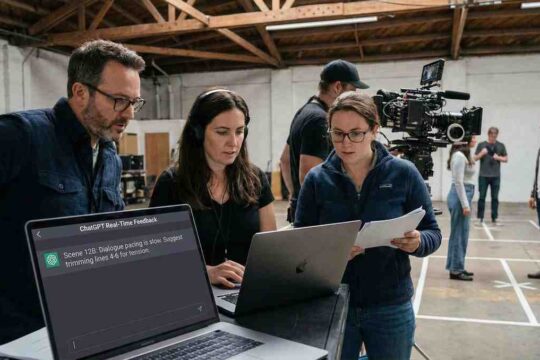 Using ChatGPT for Real-Time Feedback During Film Production