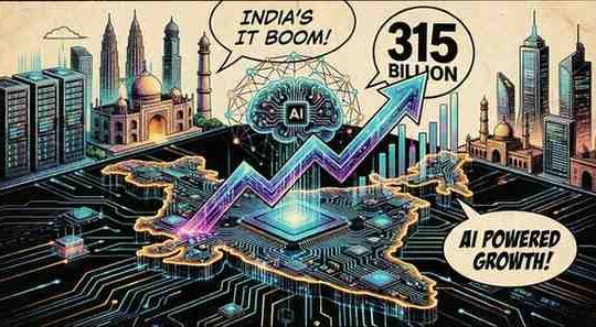 India’s IT Sector Set to Hit $315 Billion Milestone Amid AI Surge