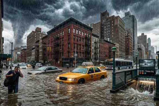 NEW YORK CITY REELS FROM HISTORIC FLASH FLOODING AS RAIN BOMB PARALYZES TRI-STATE AREA