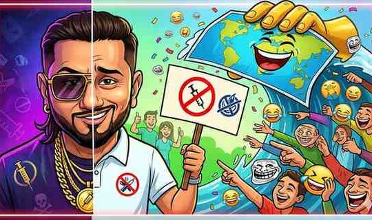 From Party Anthems to Police Promos Yo Yo Honey Singh’s Drug-Free India Campaign Sparks Global Trolling