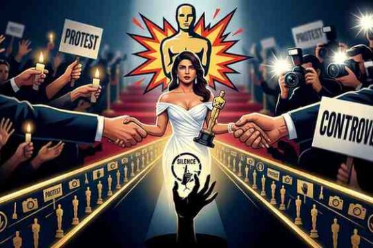 The Silence of the Star Priyanka Chopra Jonas at the Center of an Oscars Controversy