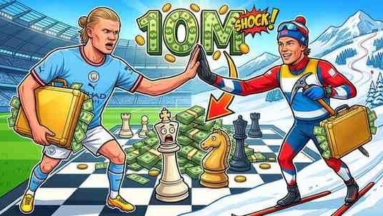Haaland and Klaebo Team Up to Pour $10 Million Into Chess — Yes, You Read That Right