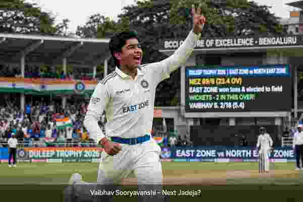 Is Vaibhav Sooryavanshi the Next Ravindra Jadeja Fans Are Buzzing After Duleep Trophy Performance