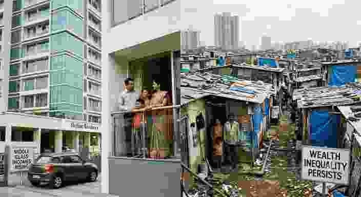 India's Wealth Inequality Persists Despite Rising Household Incomes and Expanding Middle Class